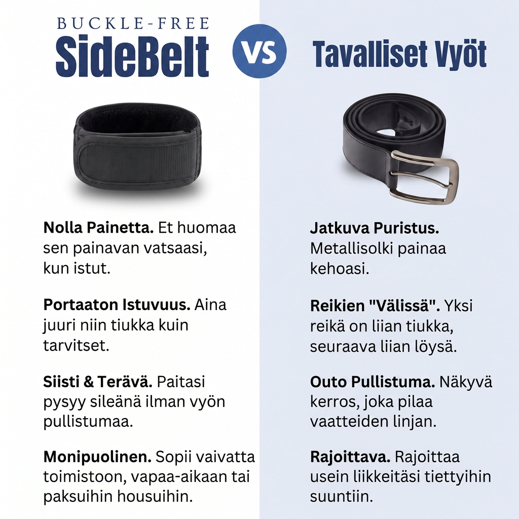 Vyö ilman painetta